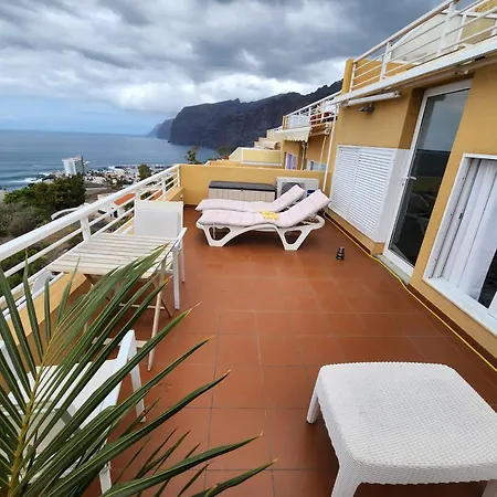 Los Gigantes,Huge Terrace,Sea View,Air Conditioning Apartment